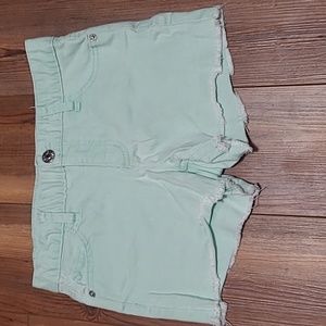 Turquoise justice shorts